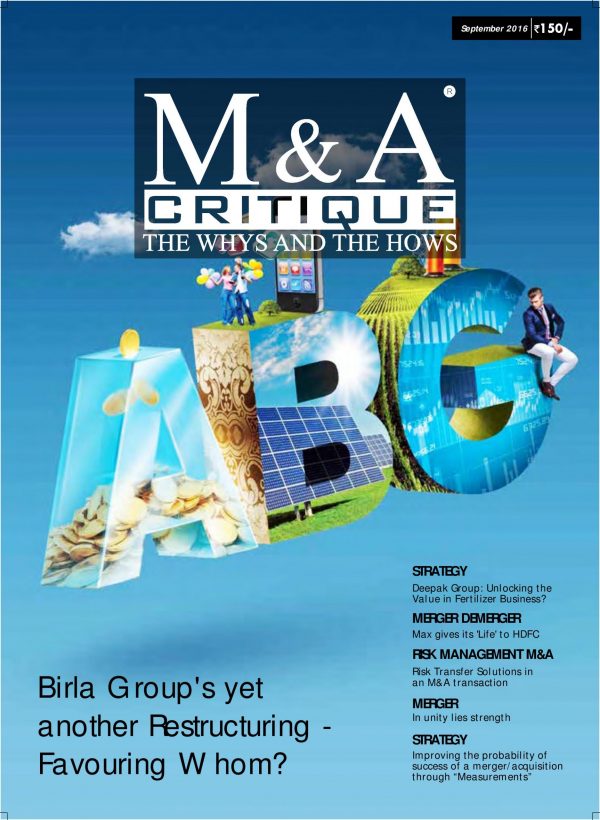 M&A Critique September 2016